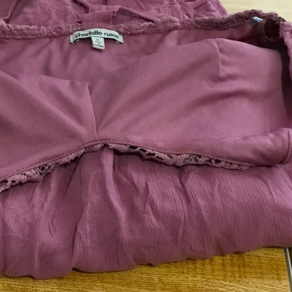 SOLD ❌ Charlotte Russe Babydoll Pink Summer Dress NWT - Picture 15 of 17